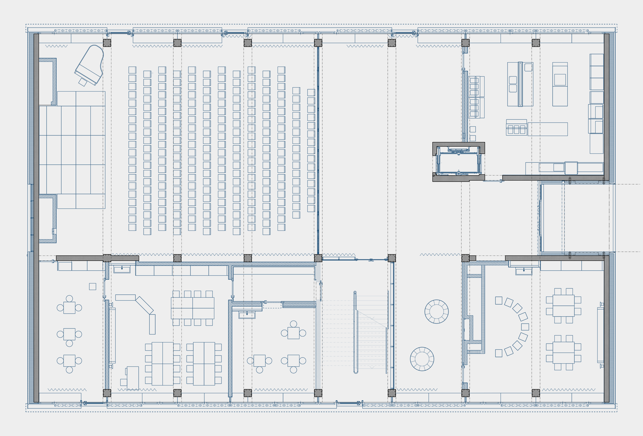 Erdgeschoss Aulagebäude