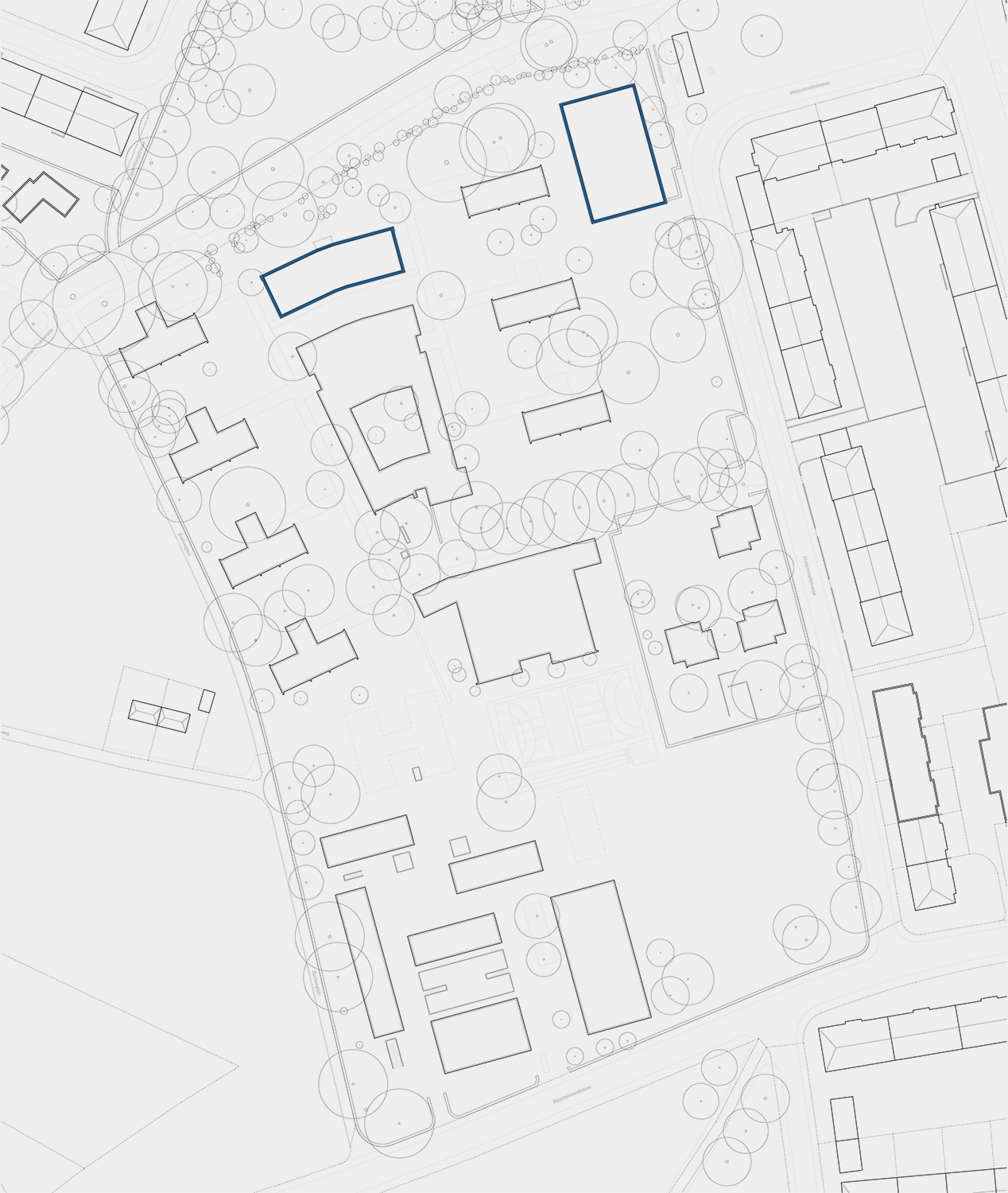 Schulanlage Wasgenring mit Erweiterungsbauten