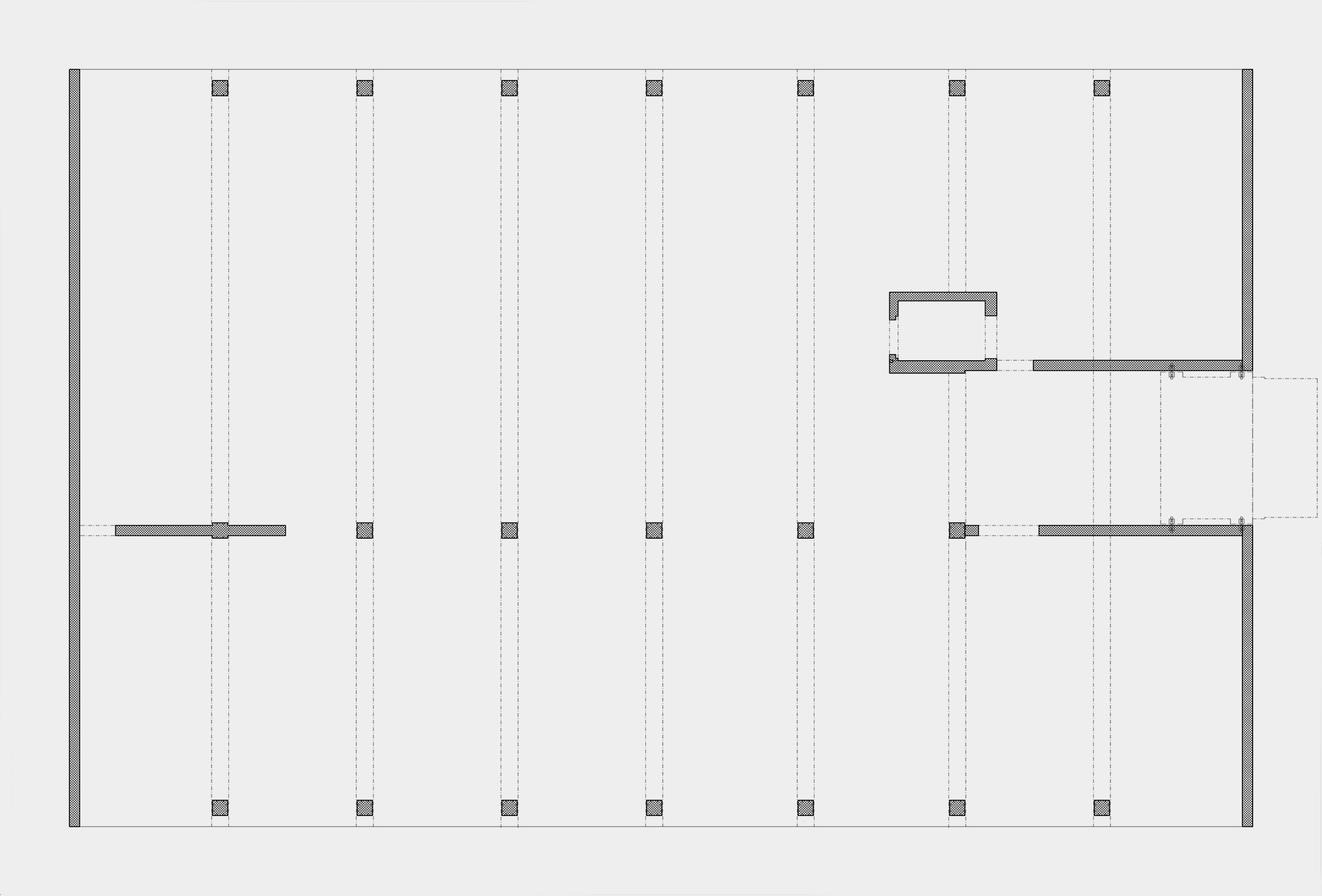 Tragstruktur Aulagebäude