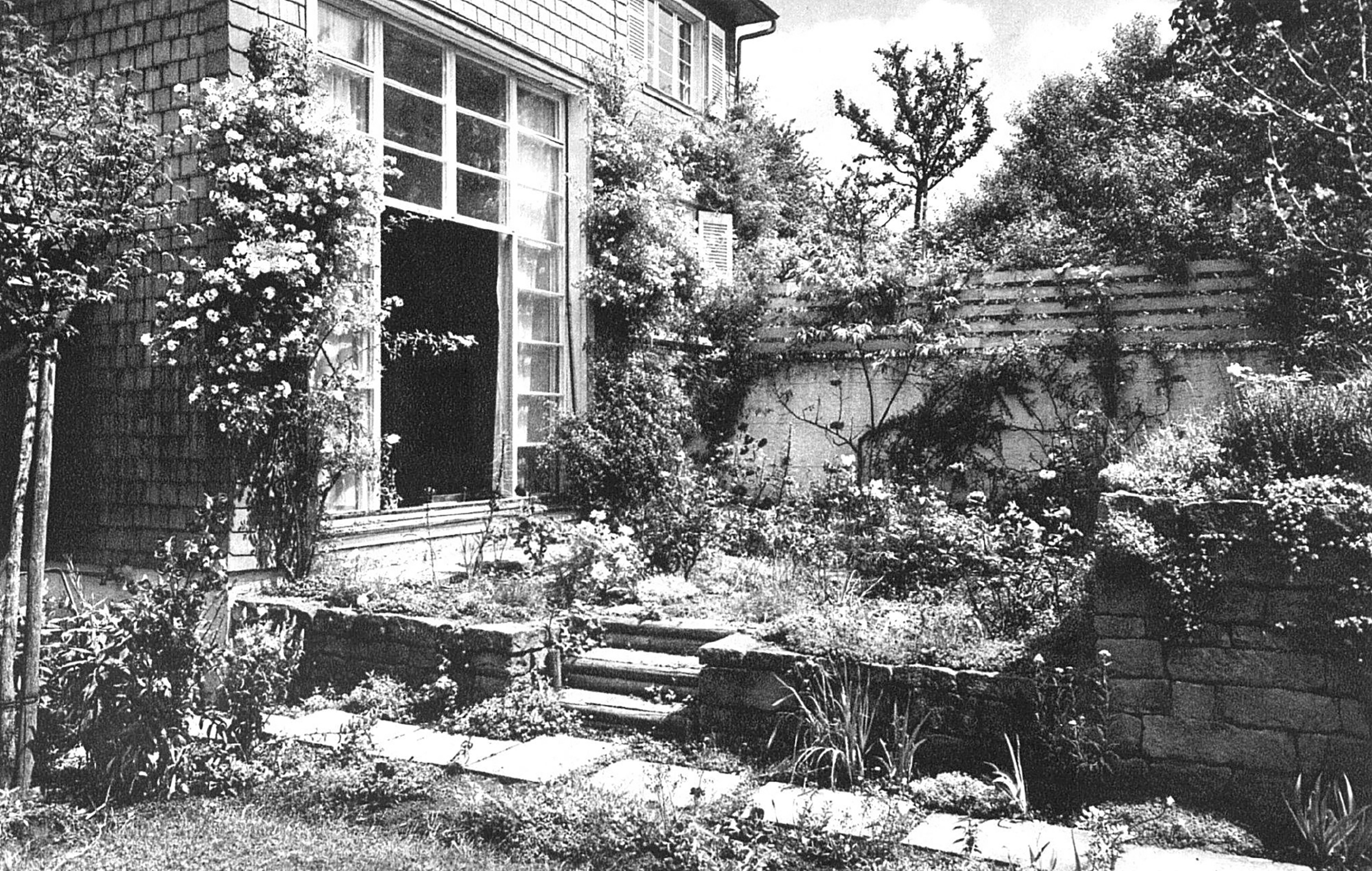 Garten Haus Sunnebüel, historische Fotografie